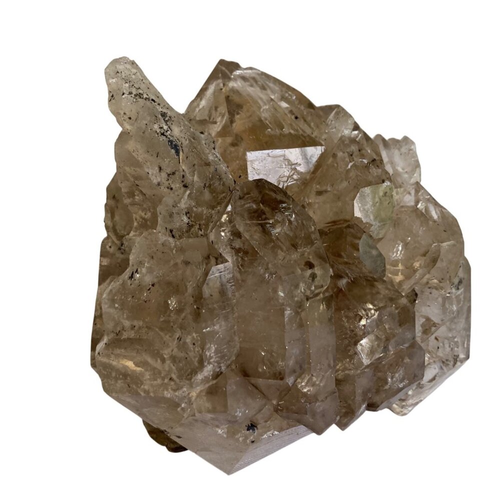 Natural Large Smoky Quartz Crystal Cluster Stone Mineral Specimen 6+ Pounds